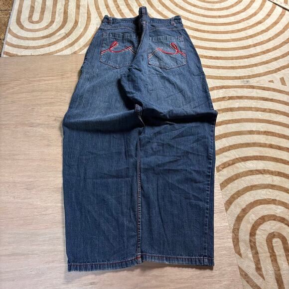 VINTAGE EVOLUTION • W42 BAGGY WIDE LEG JEANS - Picture 2 of 9